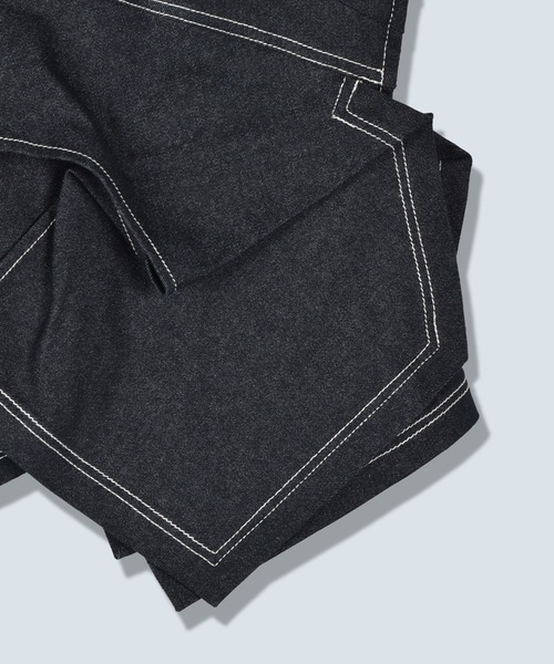 OMMO(オーエムエムオー)の「ASYMME FOLD DESIGN BUSTIER(キャミソール・レディース・ネイビー/オフホワイト・36/38)」の20枚目の写真