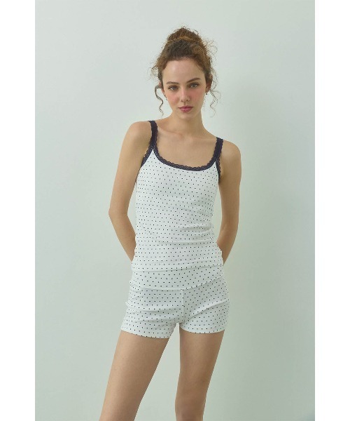 ALEXIA STAM(アリシアスタン)の「Jersey Shorts /ジャージ素材ホットパンツ(その他パンツ・レディース・ホワイト/ブラック/グレー・S/M/L)」の1枚目の写真