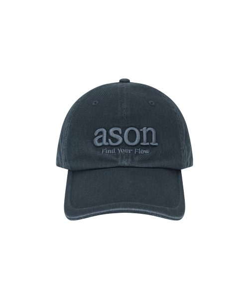 ASON(アズオン)の「HOOP BALL CAP / CHARCOAL(キャップ・レディース・その他・FREE)」の1枚目の写真