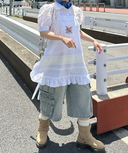 Alley Tokyo(アリートーキョー)の「パワショルペプラムレースブラウス(シャツ/ブラウス・レディース・オフホワイト・FREE)」の19枚目の写真