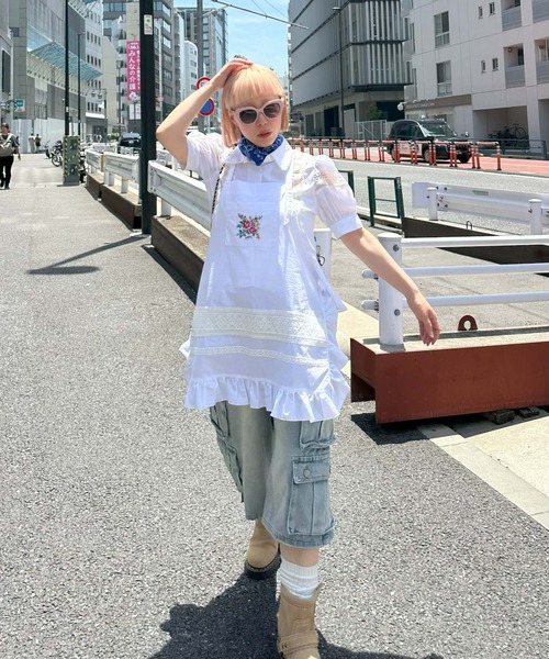 Alley Tokyo(アリートーキョー)の「パワショルペプラムレースブラウス(シャツ/ブラウス・レディース・オフホワイト・FREE)」の13枚目の写真