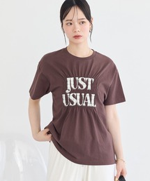 シャーリングロゴTシャツ