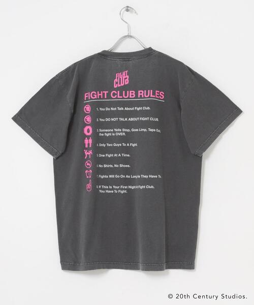 GOOD ROCK SPEED(グッドロックスピード)の「GOOD ROCK SPEED/FIGHT CLUB/T-SHIRTS(Tシャツ/カットソー・レディース・チャコールグレー・FREE)」の4枚目の写真