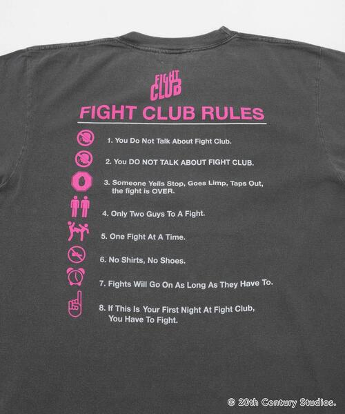 GOOD ROCK SPEED(グッドロックスピード)の「GOOD ROCK SPEED/FIGHT CLUB/T-SHIRTS(Tシャツ/カットソー・レディース・チャコールグレー・FREE)」の5枚目の写真