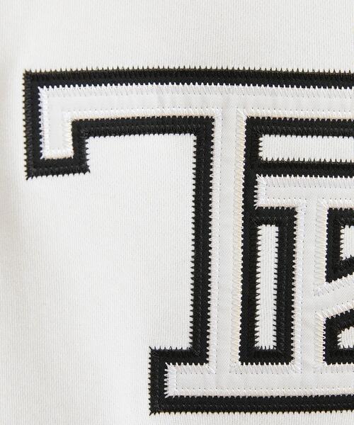 40ct&525(フォーティーカラッツアンドゴーニーゴ)の「カレッジ風TKラグラン配色ミニ裏毛T(Tシャツ/カットソー・メンズ・ブラック系4・03/02)」の3枚目の写真
