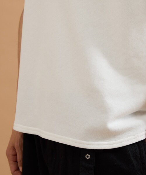 40ct&525(フォーティーカラッツアンドゴーニーゴ)の「カレッジ風TKラグラン配色ミニ裏毛T(Tシャツ/カットソー・メンズ・ブラック系4・03/02)」の10枚目の写真