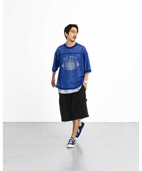 ANGLAN(アングラン)の「Washed Work Sweat Shorts - Washed Black(その他パンツ・メンズ・その他・1/2)」の5枚目の写真