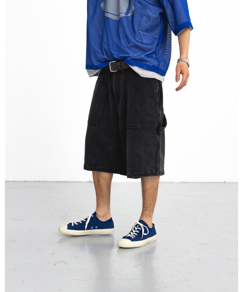 ANGLAN(アングラン)の「Washed Work Sweat Shorts - Washed Black(その他パンツ・メンズ・その他・1/2)」の7枚目の写真
