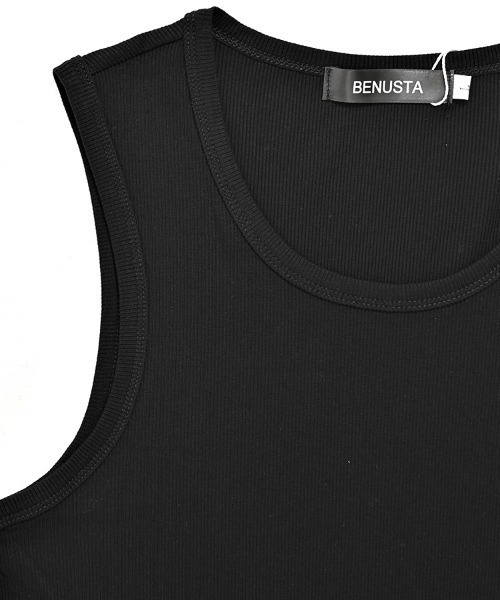 BENUSTA(ベヌスタ)の「『BENUSTA/ベヌスタ』無地スリーブレス タンクトップ【GC】(タンクトップ・メンズ・グレー/ブラック/ホワイト・L/XL/M)」の18枚目の写真