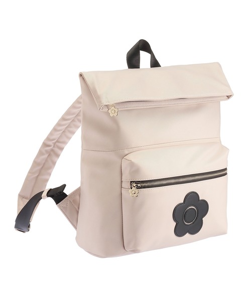 MARY QUANT(マリークワント)の「デイジーパッチツイル リュック(バックパック/リュック・レディース・ベージュ/ブラック・FREE)」の14枚目の写真