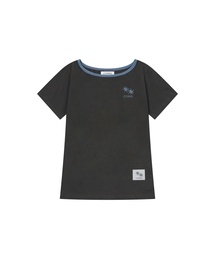 [ワンショルダー] ローラスモールロゴワンショルダー半袖Tシャツ (13カラー)