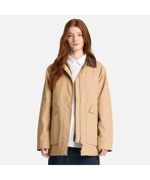 Timberland(ティンバーランド)の「ウォーターレペレント インシュレーテッド バーンコート レディース(その他アウター・レディース・ライトベージュ・LARGE/MEDIUM)」の1枚目の写真
