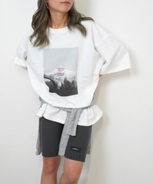 【大人のカジュアルに馴染む。アートフォトBIG T】フォトプリントBIG Tシャツ