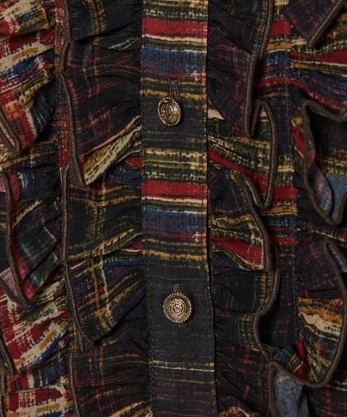 DOUBLE STANDARD CLOTHING（ダブルスタンダードクロージング）の「シフォンチェックボウタイブラウス（シャツ/ブラウス・レディース・マルチ・36/38）」の8枚目の写真