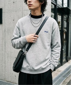セール】【WEB限定】J刺繍クルーネック スウェット（スウェット）｜J