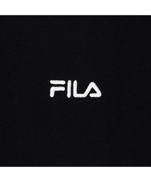 FILA（フィラ）の「LINEAR LOGO SWEAT SHIRT / リニアロゴ　グラフィックスウェットシャツ（スウェット・メンズ・グレー/ネイビー/ブラック・XL/L/M）」の5枚目の写真