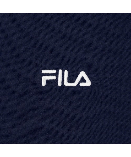 FILA（フィラ）の「LINEAR LOGO SWEAT SHIRT / リニアロゴ　グラフィックスウェットシャツ（スウェット・メンズ・グレー/ネイビー/ブラック・XL/L/M）」の11枚目の写真