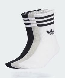 adidas(アディダス)の「スリーストライプス クルーソックス 3足組 靴下 アディダスオリジナルス adidas Originals(ソックス/靴下)」