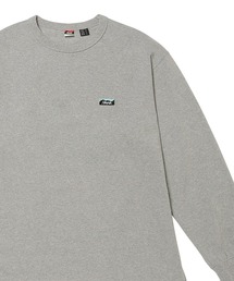 NANGA/ナンガ ECO HYBRID BOX LOGO EMBROIDERY L/S TEE エコハイブリッドボックスロゴエンブロイダリー長袖Tシャツ ロンT 胸ロゴ刺繍 袖リブ 裾スリット シンプル ワンポイント メンズ レディース 2026年 秋 秋服 冬 冬服