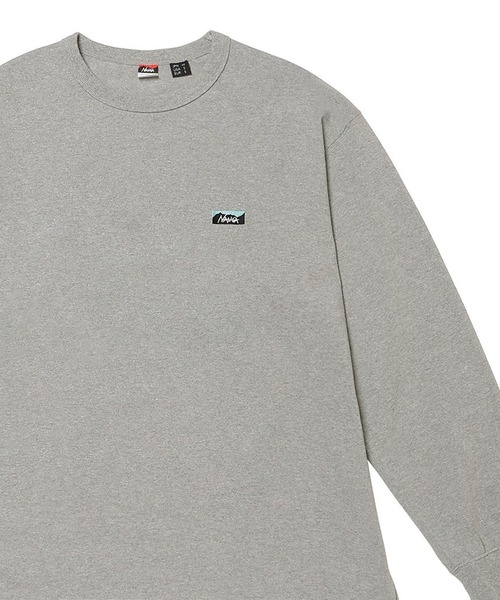 NANGA(ナンガ)の「NANGA/ナンガ ECO HYBRID BOX LOGO EMBROIDERY L/S TEE エコハイブリッドボックスロゴエンブロイダリー長袖Tシャツ ロンT 胸ロゴ刺繍 袖リブ 裾スリット シンプル ワンポイント メンズ レディース 2026年 秋 秋服 冬 冬服(Tシャツ/カットソー・メンズ・ホワイト/ブラック/ライトグレー/ブラウン・S/M/L/XL)」の3枚目の写真
