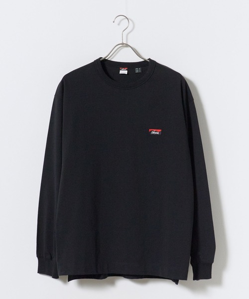 NANGA(ナンガ)の「NANGA/ナンガ ECO HYBRID BOX LOGO EMBROIDERY L/S TEE エコハイブリッドボックスロゴエンブロイダリー長袖Tシャツ ロンT 胸ロゴ刺繍 袖リブ 裾スリット シンプル ワンポイント メンズ レディース 2026年 秋 秋服 冬 冬服(Tシャツ/カットソー・メンズ・ホワイト/ブラック/ライトグレー/ブラウン・S/M/L/XL)」の14枚目の写真