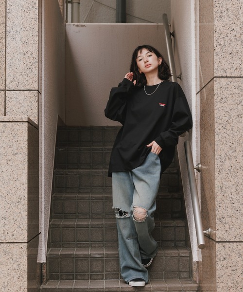 NANGA(ナンガ)の「NANGA/ナンガ ECO HYBRID BOX LOGO EMBROIDERY L/S TEE エコハイブリッドボックスロゴエンブロイダリー長袖Tシャツ ロンT 胸ロゴ刺繍 袖リブ 裾スリット シンプル ワンポイント メンズ レディース 2026年 秋 秋服 冬 冬服(Tシャツ/カットソー・メンズ・ホワイト/ブラック/ライトグレー/ブラウン・S/M/L/XL)」の18枚目の写真