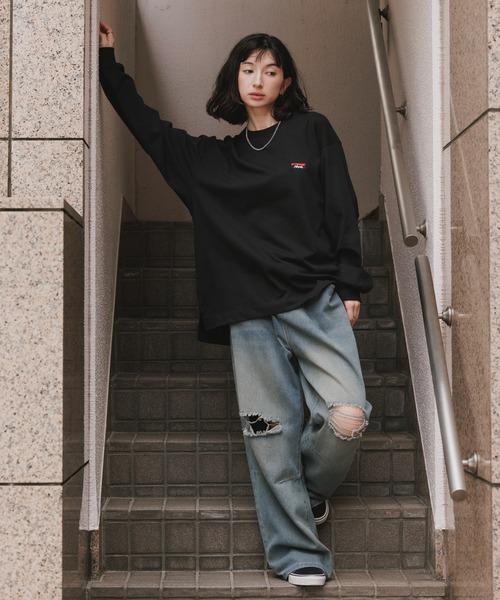 NANGA(ナンガ)の「NANGA/ナンガ ECO HYBRID BOX LOGO EMBROIDERY L/S TEE エコハイブリッドボックスロゴエンブロイダリー長袖Tシャツ ロンT 胸ロゴ刺繍 袖リブ 裾スリット シンプル ワンポイント メンズ レディース 2026年 秋 秋服 冬 冬服(Tシャツ/カットソー・メンズ・ホワイト/ブラック/ライトグレー/ブラウン・S/M/L/XL)」の20枚目の写真