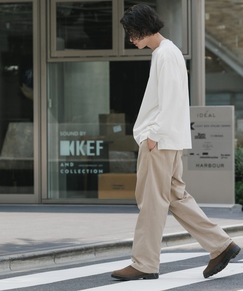 NANGA(ナンガ)の「NANGA/ナンガ ECO HYBRID BOX LOGO EMBROIDERY L/S TEE エコハイブリッドボックスロゴエンブロイダリー長袖Tシャツ ロンT 胸ロゴ刺繍 袖リブ 裾スリット シンプル ワンポイント メンズ レディース 2026年 秋 秋服 冬 冬服(Tシャツ/カットソー・メンズ・ホワイト/ブラック/ライトグレー/ブラウン・S/M/L/XL)」の12枚目の写真