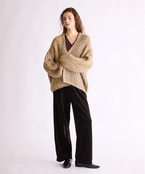 WALANCE(ワランス)の「COTTON VELOUR WIDE PANTS(その他パンツ・レディース・スミクロ・FREE)」の4枚目の写真