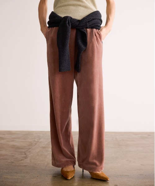 WALANCE(ワランス)の「COTTON VELOUR WIDE PANTS(その他パンツ・レディース・スミクロ・FREE)」の5枚目の写真