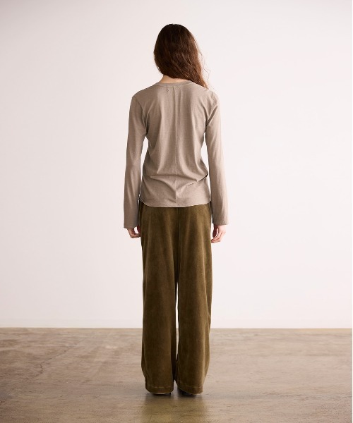 WALANCE(ワランス)の「COTTON VELOUR WIDE PANTS(その他パンツ・レディース・スミクロ・FREE)」の10枚目の写真