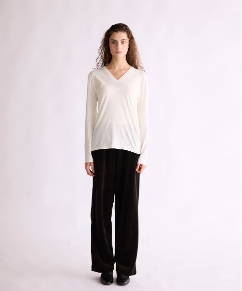 WALANCE(ワランス)の「COTTON VELOUR WIDE PANTS(その他パンツ・レディース・スミクロ・FREE)」の11枚目の写真
