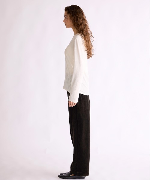 WALANCE(ワランス)の「COTTON VELOUR WIDE PANTS(その他パンツ・レディース・スミクロ・FREE)」の12枚目の写真