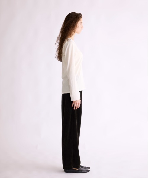 WALANCE(ワランス)の「COTTON VELOUR WIDE PANTS(その他パンツ・レディース・スミクロ・FREE)」の13枚目の写真
