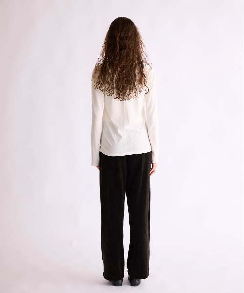 WALANCE(ワランス)の「COTTON VELOUR WIDE PANTS(その他パンツ・レディース・スミクロ・FREE)」の14枚目の写真