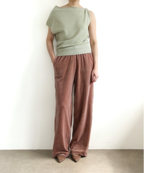 WALANCE(ワランス)の「COTTON VELOUR WIDE PANTS(その他パンツ・レディース・スミクロ・FREE)」の15枚目の写真