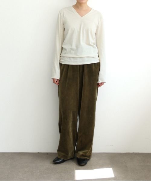 WALANCE(ワランス)の「COTTON VELOUR WIDE PANTS(その他パンツ・レディース・スミクロ・FREE)」の19枚目の写真