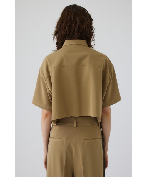 RIM.ARK(リムアーク)の「Oblong short JK(オブロング ショート ジャケット)(その他アウター・レディース・ベージュ/ブラック・FREE)」の6枚目の写真
