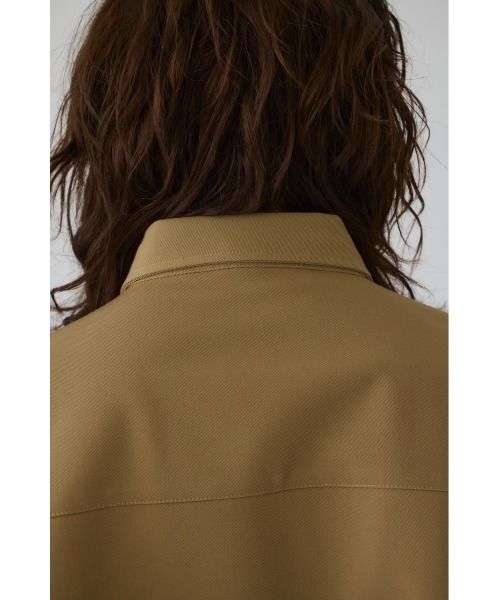 RIM.ARK(リムアーク)の「Oblong short JK(オブロング ショート ジャケット)(その他アウター・レディース・ベージュ/ブラック・FREE)」の10枚目の写真