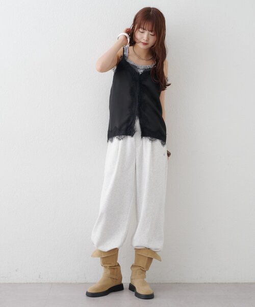 mystic(ミスティック)の「ループチャームスウェットパンツ(その他パンツ・レディース・ブラウン/グレー・2/1)」の14枚目の写真