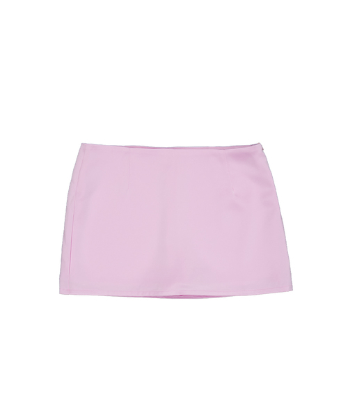 WAVEGIRL（ウェーブガール）の「Jenny Satin Skirt (4color)（スカート・レディース・アイボリー/PINK/ライトグリーン/ブラック・SMALL/MEDIUM）」の4枚目の写真