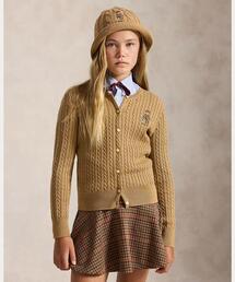 POLO RALPH LAUREN CHILDRENSWEAR（ポロ ラルフ ローレン チルドレンズウェア）の「Polo ベア ミニケーブル コットン カーディガン（カーディガン/ボレロ）」