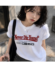 [ODNR UNISEX]ネイバー ダイ ヤング 半袖Tシャツ_WHITE