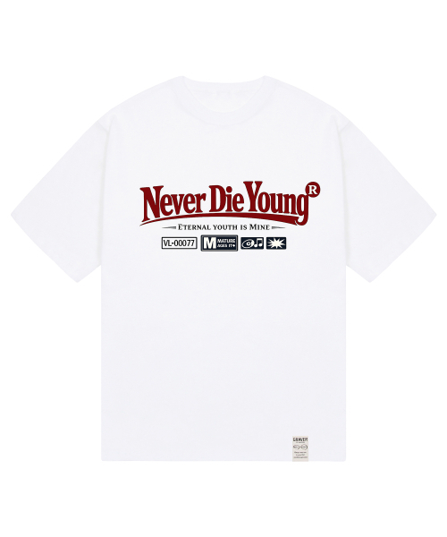 GRAVER ORDINARY（グレイバーオーディナリー）の「[ODNR UNISEX]ネイバー ダイ ヤング 半袖Tシャツ_WHITE（Tシャツ/カットソー・レディース・ホワイト/ブラック/サンドベージュ/ネイビー・SMALL/MEDIUM/LARGE）」の10枚目の写真
