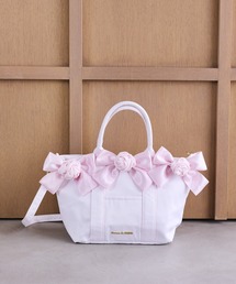 ローズボリュームリボン2Wayトート