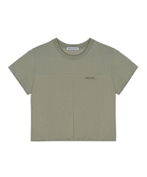 SEAM HALF TOP_KHAKI