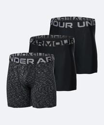 UNDER ARMOUR（アンダーアーマー）の「UAパフォーマンステック ノベルティ 6インチ アンダーウェア (3枚セット)(トレーニング メンズ)（ショーツ）」