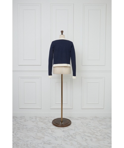 MISTREASS(ミストレアス)の「Bicolor Dry Touch Knit Ensemble(Tシャツ/カットソー・レディース・ネイビー/ピンク・FREE)」の14枚目の写真