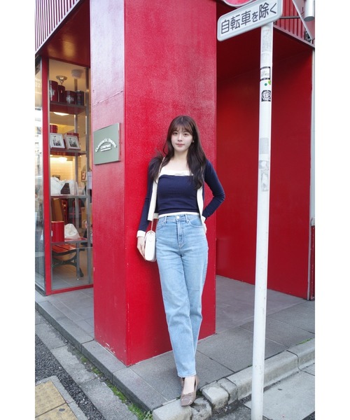 MISTREASS(ミストレアス)の「Bicolor Dry Touch Knit Ensemble(Tシャツ/カットソー・レディース・ネイビー/ピンク・FREE)」の21枚目の写真