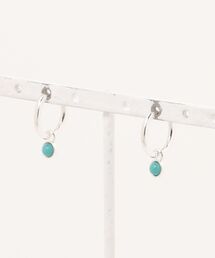 【lux sea jewelry（ラックス・シー・ジュエリー）】ターコイズカラー ミニフープピアス lux-pairear-1-9【RBTS】